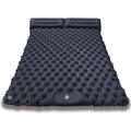 Double inflatable sleeping mat, 120 cm wide